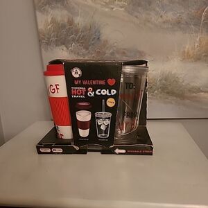 My Valentine Hot & Cold Travel Cups